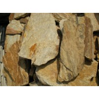 PEDRA MADEIRA AMARELO OURO ABERTA RACHADA